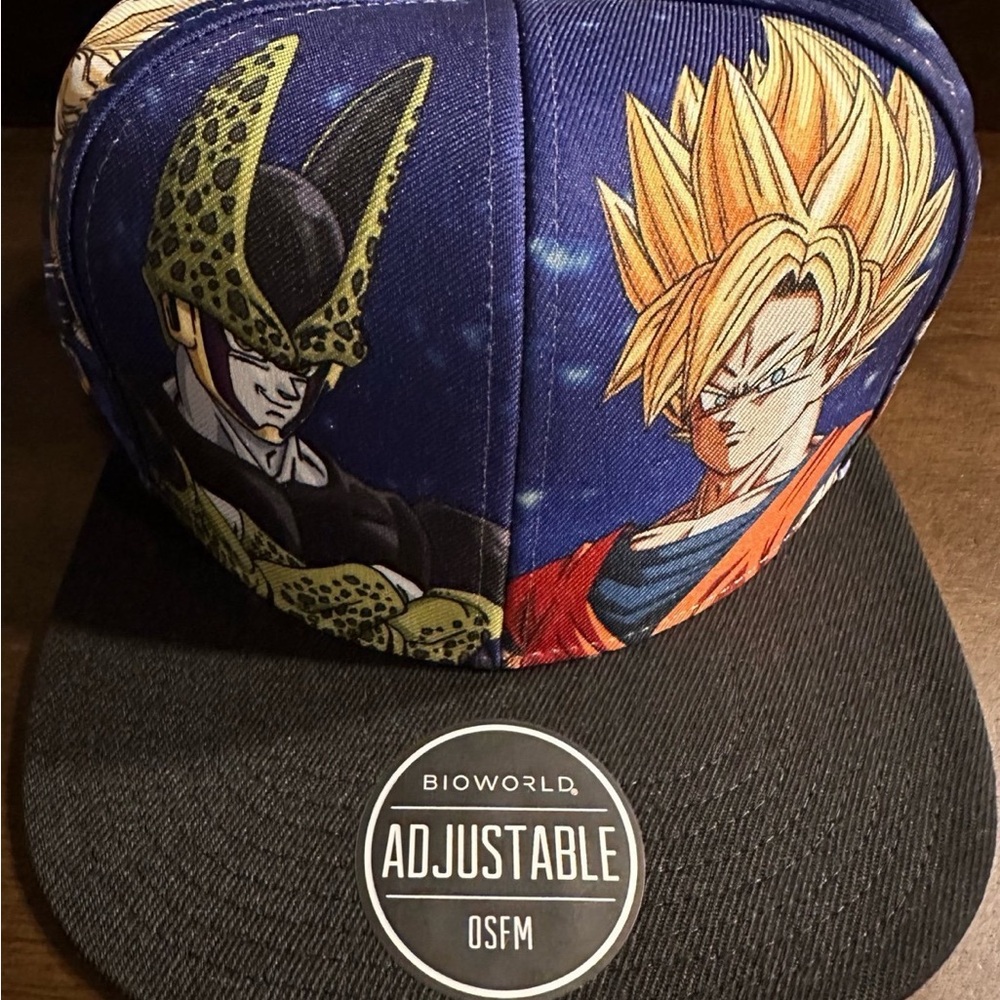 Dragon Ball Z Hat - Blue and Black Adult Size
